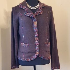 Knit blazer by Curio New York